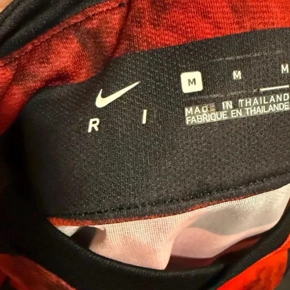 Nike Kids Red & Black Soccer Jersey with Providence Health Sponsor - Picture 4 of 4